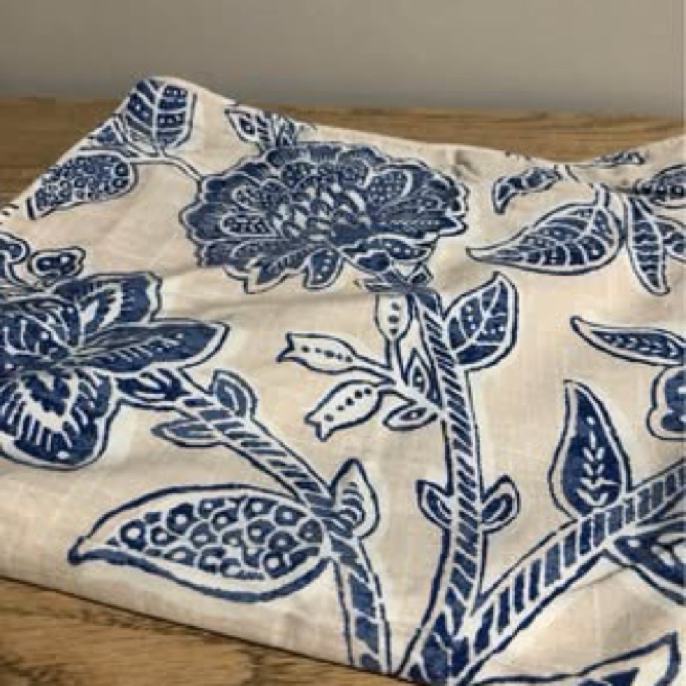 Ralph Lauren Blue and White Duvet Queen